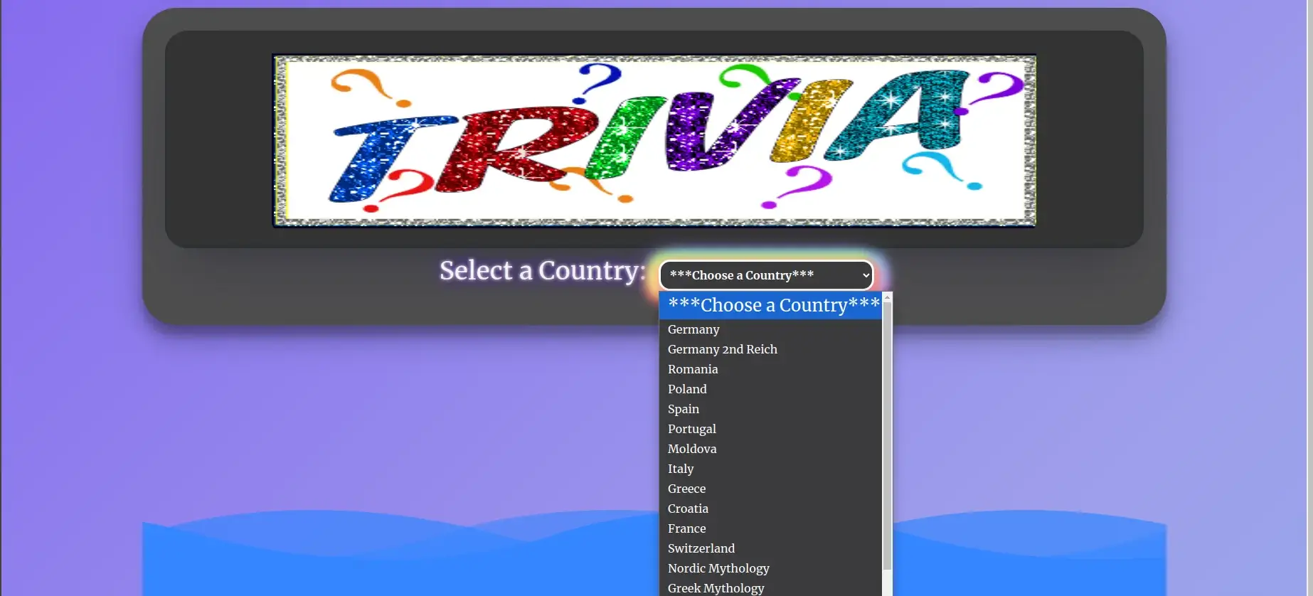 Trivia-World project pure React